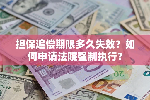 北京担保追偿期限多久失效？如何申请法院强制执行？
